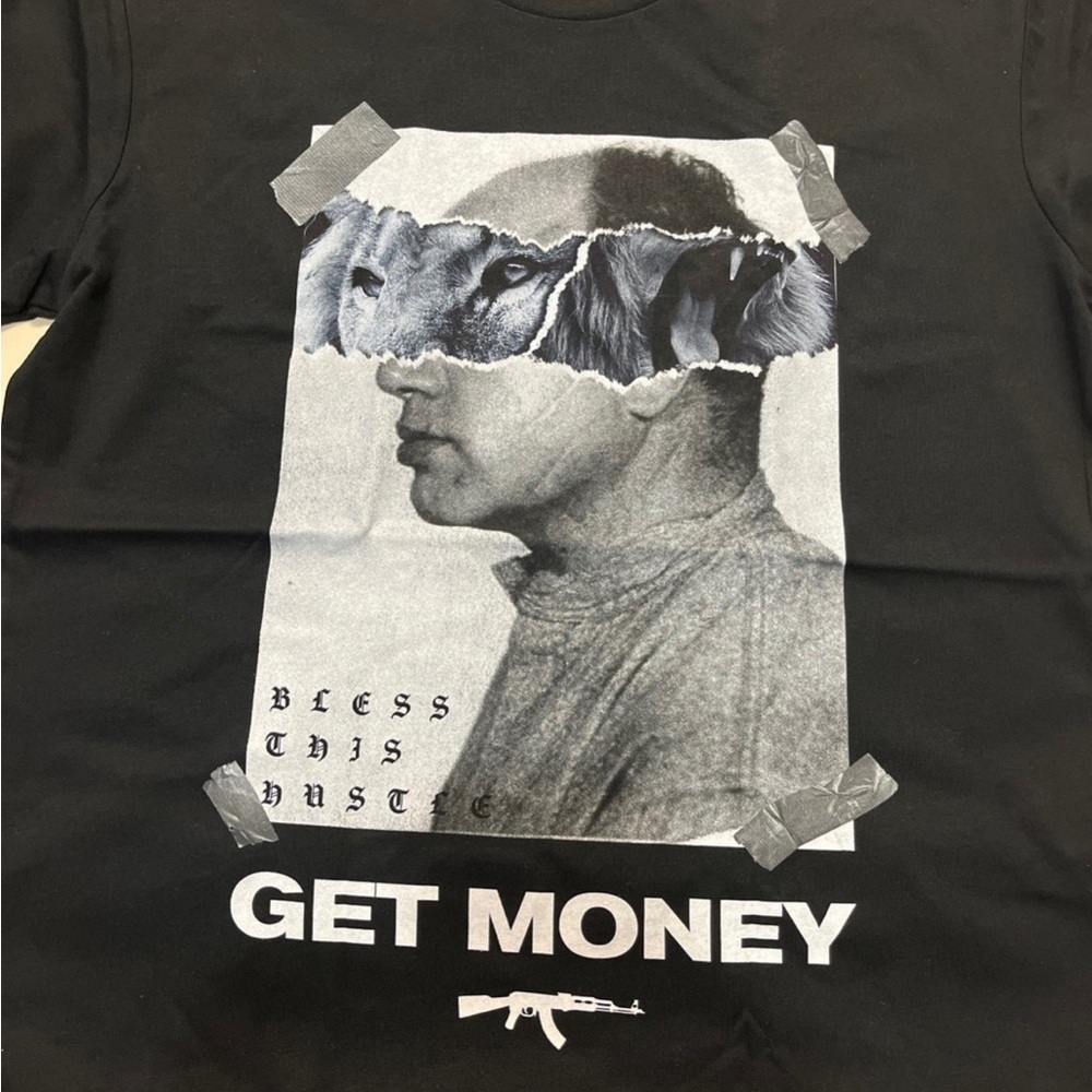 Black graphic t-shirt